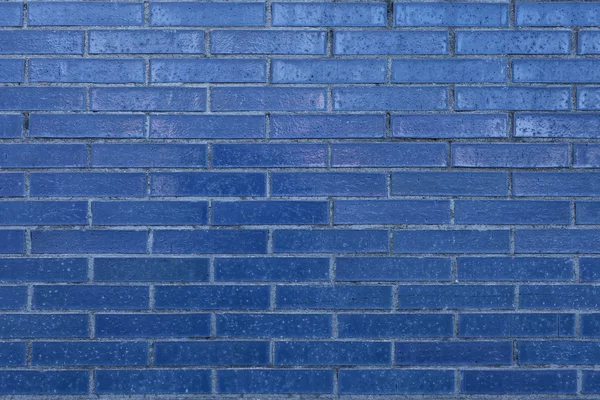 Blue Brick Wall — Stock Photo, Image