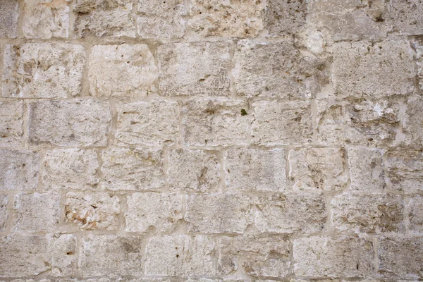 Witte stenen muur — Stockfoto