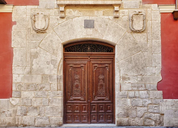 Belle porte dans le monument historique — Photo