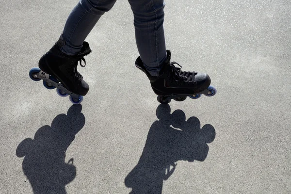 Ley de equilibrio de patinaje en línea — Foto de Stock