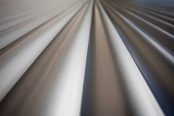 Corrugated Iron Diminishing Perspectivel — Stock Photo, Image