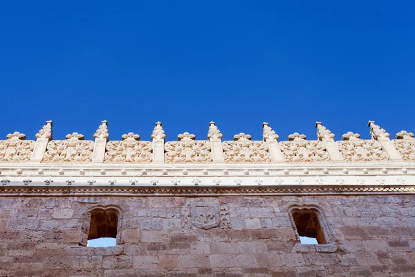 Details der gotischen Fassade — Stockfoto