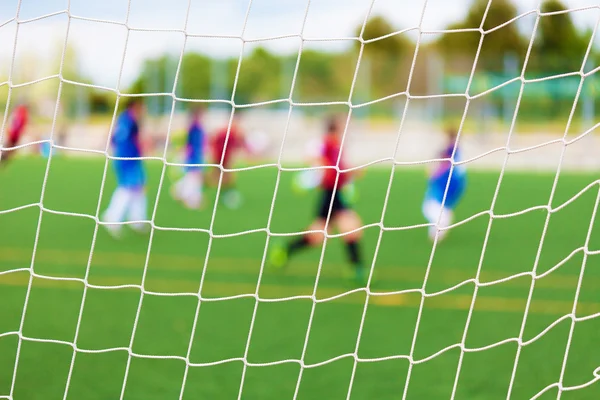 Fútbol partido enfoque selectivo — Foto de Stock