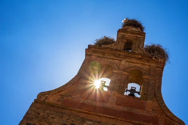 Sun rays in the belfry — Stock Photo, Image