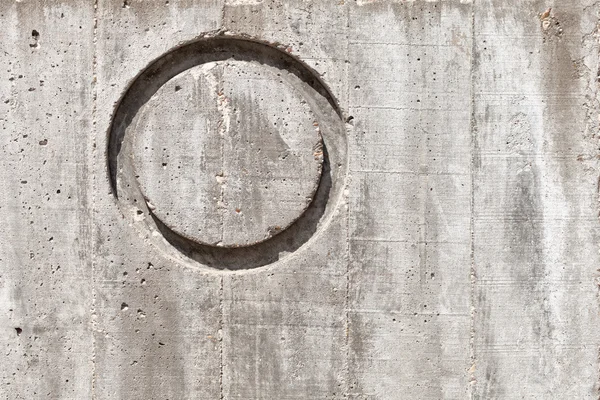 Písmeno o beton horizontální — Stock fotografie