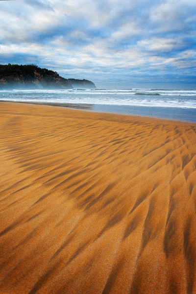 Drawings in the sand on a beach — Stock Photo, Image