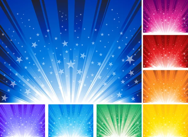 Star Burst Background — Stock Vector