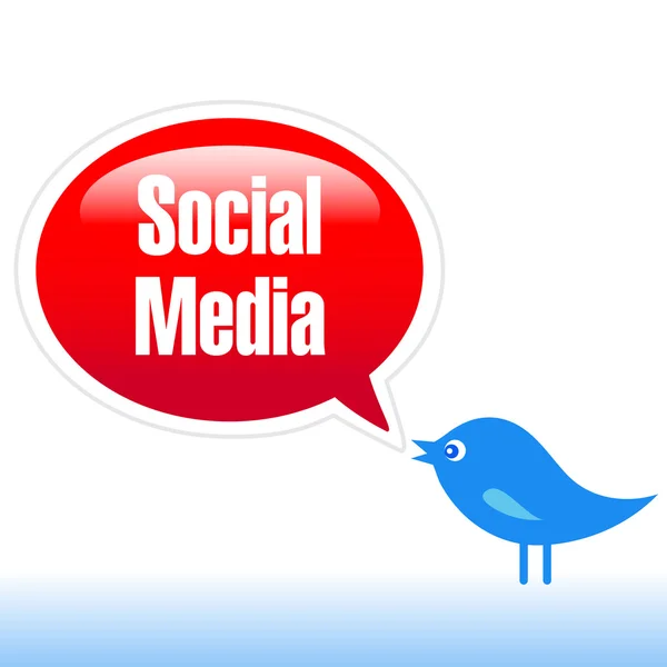 Sociale media — Stockvector