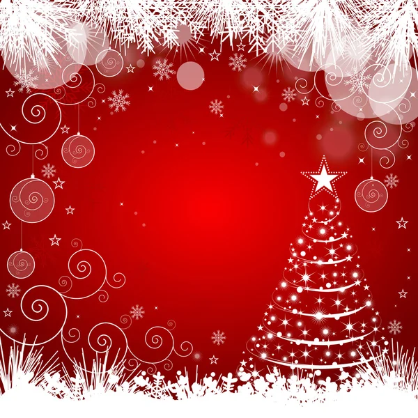 Christmas Tree Background - Illustration Royalty Free Stock Vectors