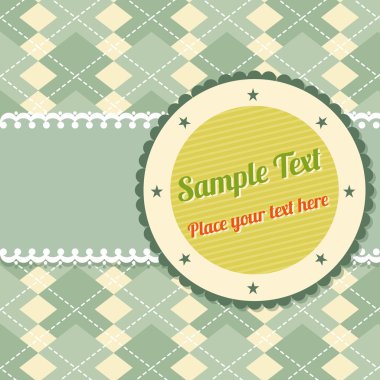 Vintage tasarım şablonu