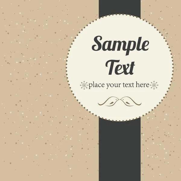 Vintage Design Template — Stock Vector