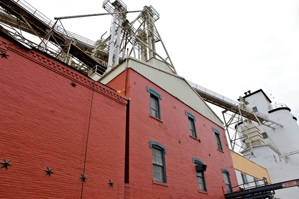 Grain Processing Center — Stock Photo, Image