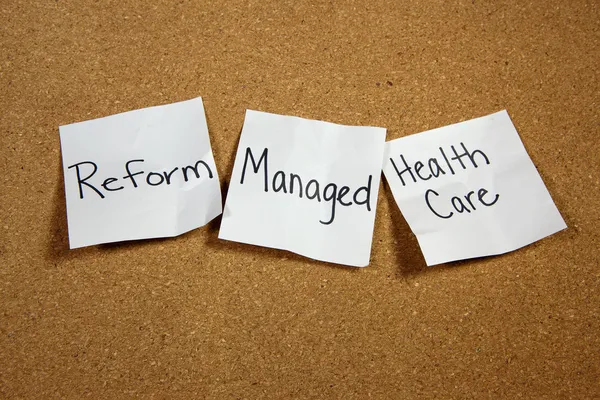 Reform and Manged Health Care — Stock Photo, Image