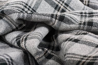 gri siyah yün ceket