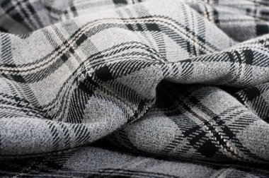 gri siyah yün ceket