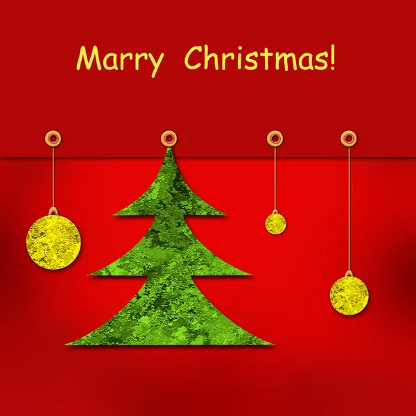 Ghirlanda di Natale da bacche rosse, un albero di pelo e coni — Foto Stock
