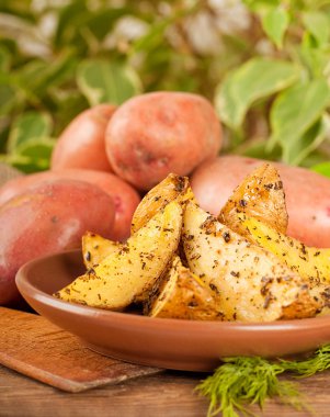 kaba ve kızarmış patates