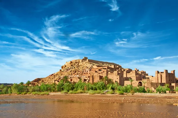 La ville d'argile dans le nord de l'Afrique, Maroc — Photo