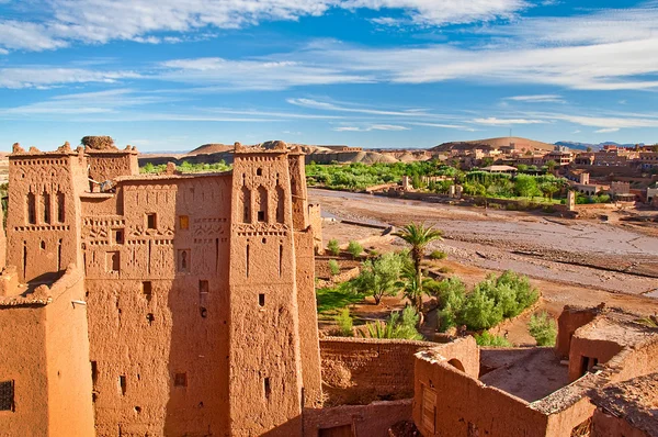 Η άργιλος πόλη στη Βόρεια Αφρική, Μαρόκο — Φωτογραφία Αρχείου