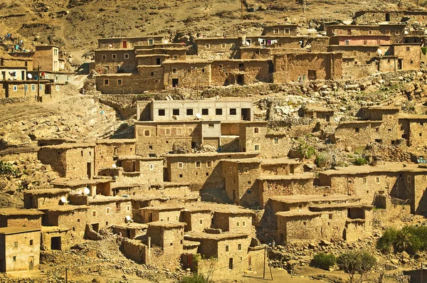 Глиняный город на севере Африки, Марокко — стоковое фото