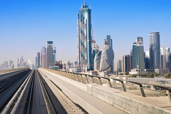 A general view of the metro Dubai, United Arab Emirates — Stock Photo, Image
