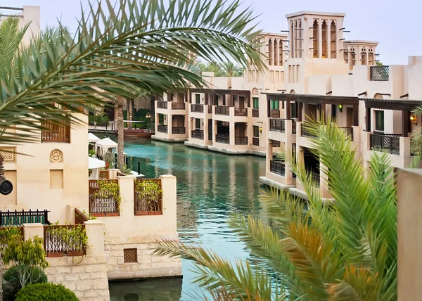 El antiguo distrito de Dubai, Madinat Jumeirah — Foto de Stock