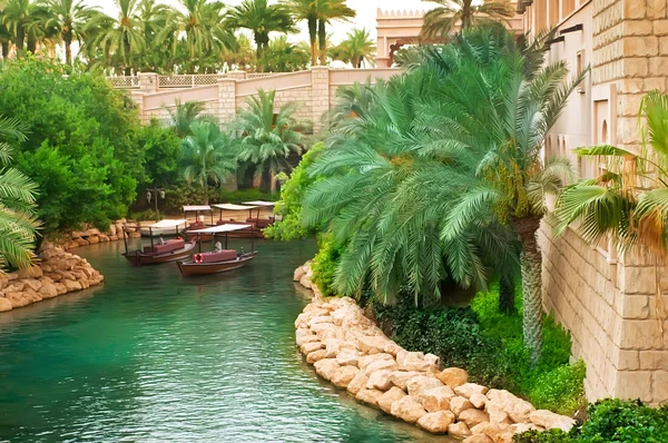 The old district of Dubai, Madinat Jumeirah — Stock Photo, Image