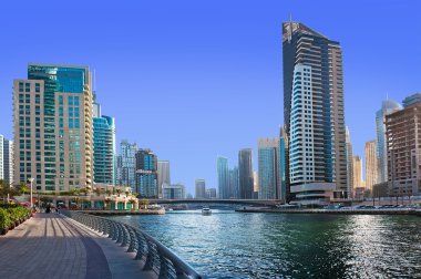 Dubai, Birleşik Arap Emirlikleri bir yerleşim alanı genel görünümü