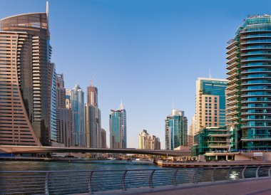 Dubai, Birleşik Arap Emirlikleri bir yerleşim alanı genel görünümü