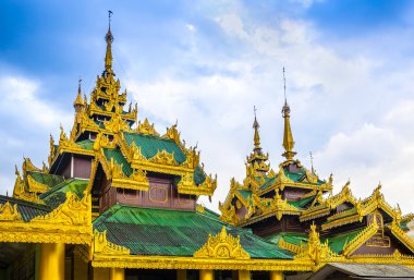 Shwedagon pagoda in Yangon, Myanmar