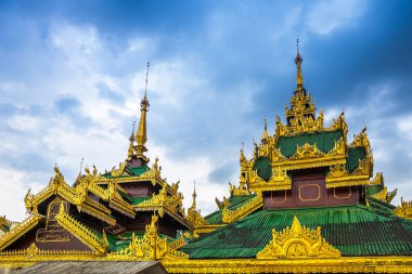 Shwedagon pagoda in Yangon, Myanmar