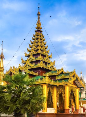 Shwedagon pagoda in Yangon, Myanmar