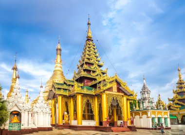 Shwedagon pagoda in Yangon, Myanmar
