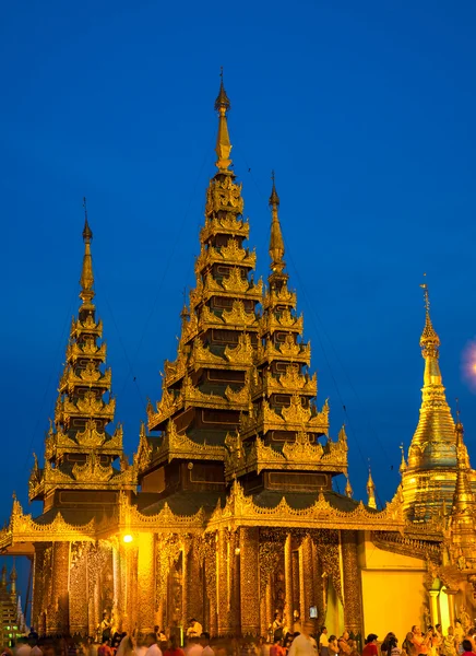 Shwedagon pagoda i yangon — Stockfoto