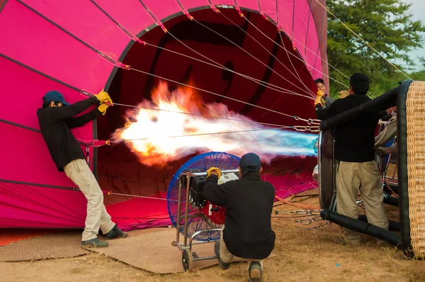 Entrenamiento adecuado para volar un globo —  Fotos de Stock