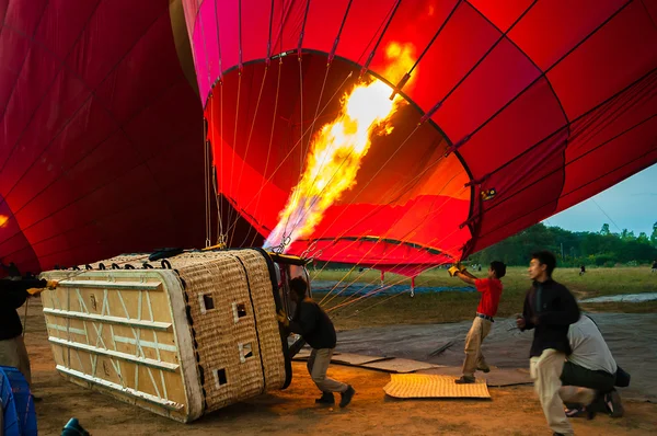 Treinamento adequado para pilotar um balão — Fotografia de Stock