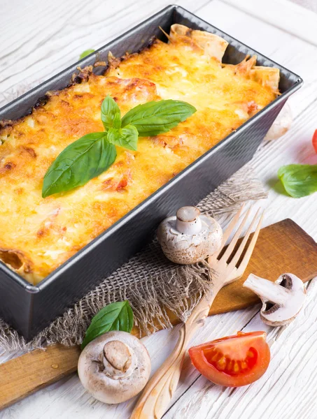 Moussaka griego — Foto de Stock