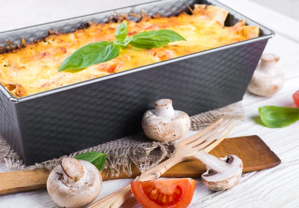 Moussaka greco — Foto Stock