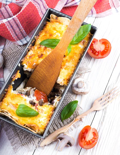 Moussaka griego — Foto de Stock