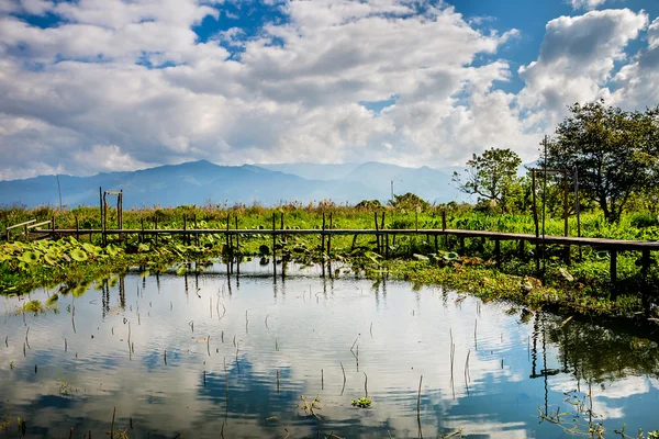 Inle lake — Stockfoto