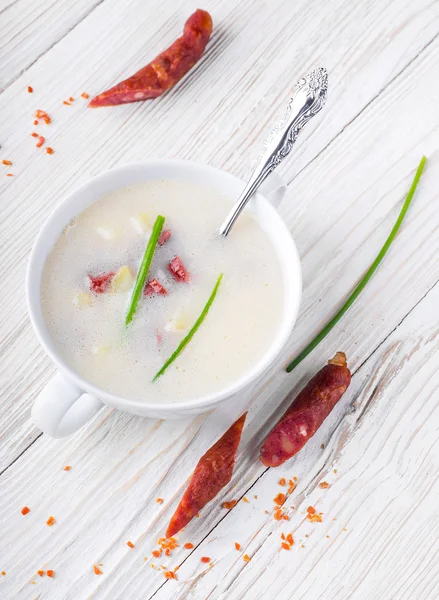 Cheese soup — Stock Photo, Image