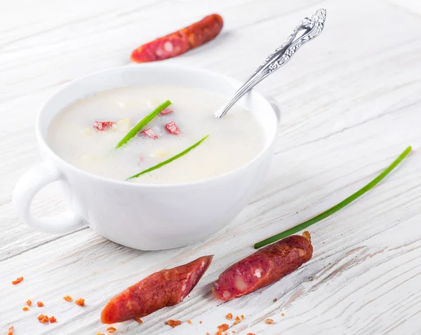 Cheese soup — Stock Photo, Image