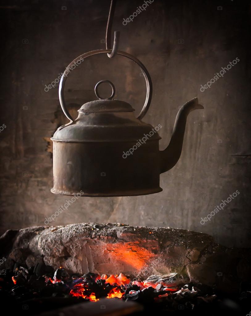 Old kettle — Stock Photo © seqoya 47035473