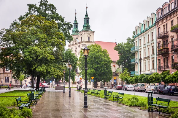 Krakow eski sokaklar — Stok fotoğraf