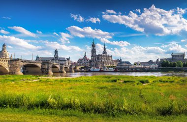The ancient city of Dresden, Germany clipart