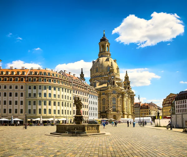 A antiga cidade de Dresden, Alemanha — Fotografia de Stock