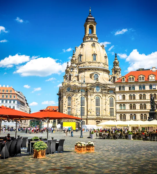 Древний город Дрезден, Германия — стоковое фото
