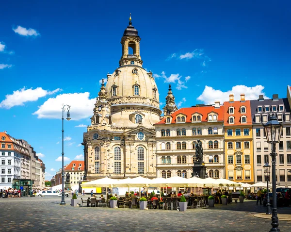 Starobylé město Drážďany, Německo — Stock fotografie