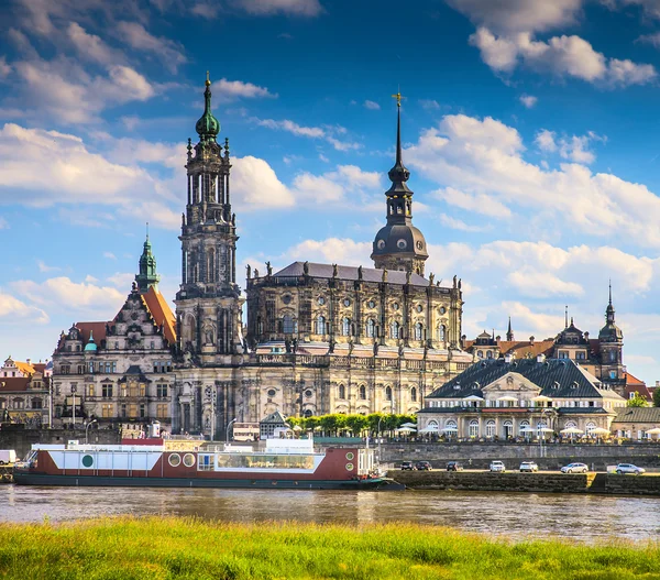 A antiga cidade de Dresden, Alemanha — Fotografia de Stock