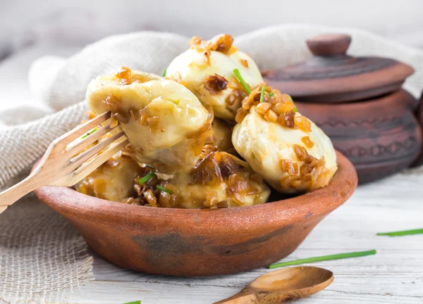 Ukrainian dumplings — Stock Photo, Image